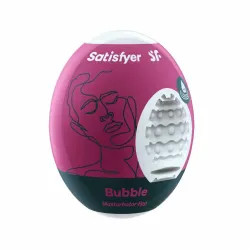 Satisfyer Masturbator Egg Single (Bubble) - Violet Satisfyer Masturbator Egg Single (Bubble) - Violet