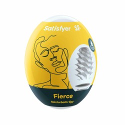 Satisfyer Masturbator Egg Single (Fierce) - Yellow Satisfyer Masturbator Egg Single (Fierce) - Yellow