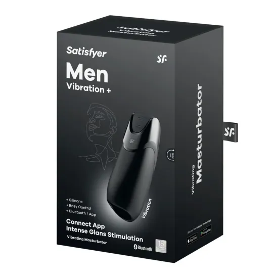 Satisfyer Men Vibration+ - Black Satisfyer Men Vibration+ - Black
