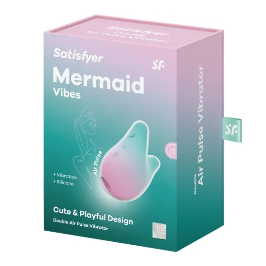 Satisfyer Mermaid Vibes - Mint/Pink Satisfyer Mermaid Vibes - Mint/Pink