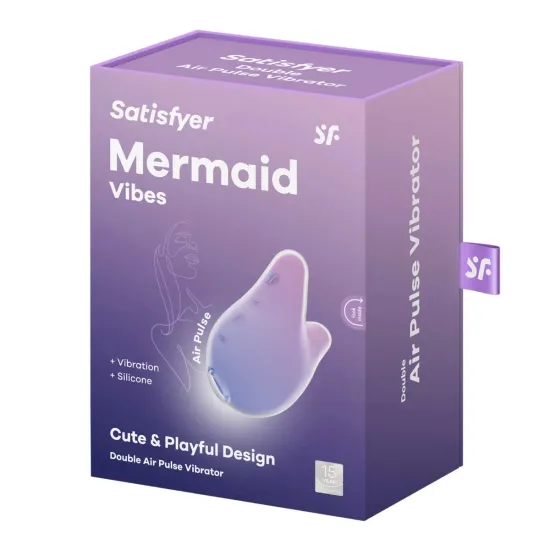 Satisfyer Mermaid Vibes - Violet/Pink Satisfyer Mermaid Vibes - Violet/Pink