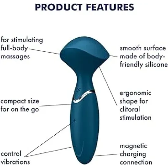 Satisfyer Mini Wand-er - Blue Satisfyer Mini Wand-er - Blue