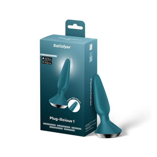 Satisfyer Plug-ilicious 1 Petrol