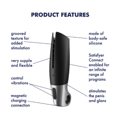 Satisfyer Power Masturbator - Black Satisfyer Power Masturbator - Black