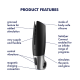 Satisfyer Power Masturbator - Black Satisfyer Power Masturbator - Black