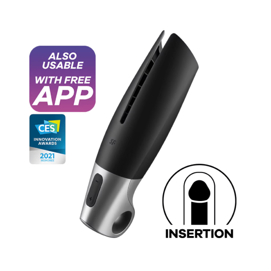 Satisfyer Power Masturbator - Black Satisfyer Power Masturbator - Black