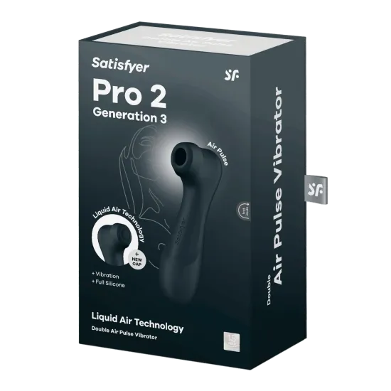 Satisfyer Pro 2 – Generation 3 With Liquid Air Technology Black Satisfyer Pro 2 – Generation 3 With Liquid Air Technology Black