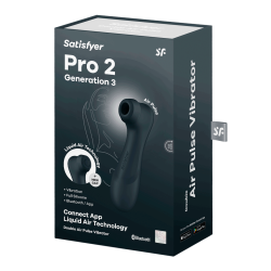 Satisfyer Pro 2 – Generation 3 With Liquid Air Technology – App Enabled Black Satisfyer Pro 2 – Generation 3 With Liquid Air Technology – App Enabled Black
