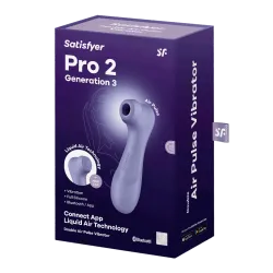 Satisfyer Pro 2 – Generation 3 With Liquid Air Technology – App Enabled Lilac Satisfyer Pro 2 – Generation 3 With Liquid Air Technology – App Enabled Lilac