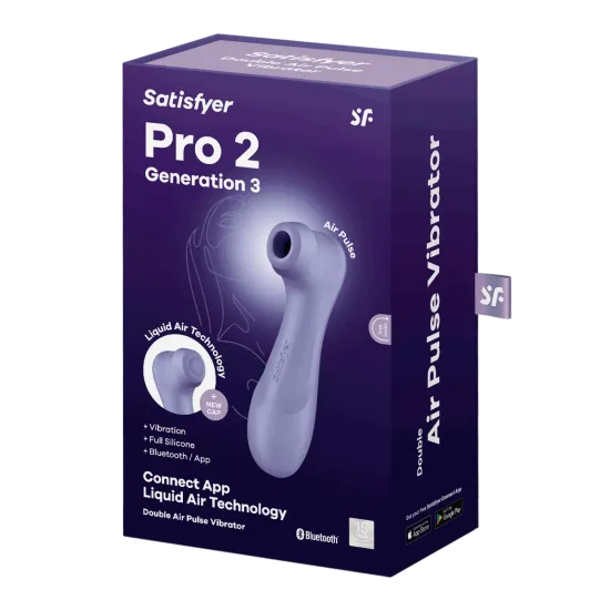 Satisfyer Pro 2 – Generation 3 With Liquid Air Technology – App Enabled Lilac Satisfyer Pro 2 – Generation 3 With Liquid Air Technology – App Enabled Lilac