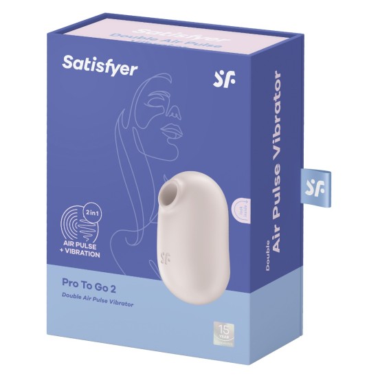 Satisfyer Pro To Go 2 - Beige Satisfyer Pro To Go 2 - Beige