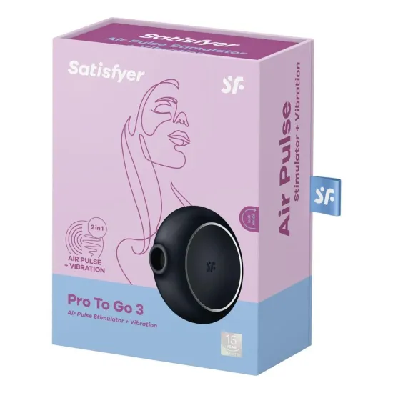 Satisfyer Pro to Go 3 - Black Satisfyer Pro to Go 3 - Black