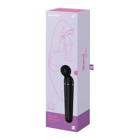 Satisfyer Planet Wand-er - Black Satisfyer Planet Wand-er - Black