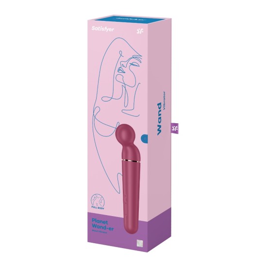 Satisfyer Planet Wand-er - Berry Satisfyer Planet Wand-er - Berry