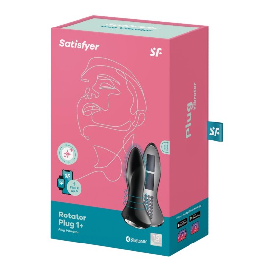 Satisfyer Rotator Plug 1+ - Black Satisfyer Rotator Plug 1+ - Black