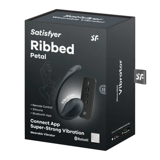 Satisfyer Ribbed Petal - Black
