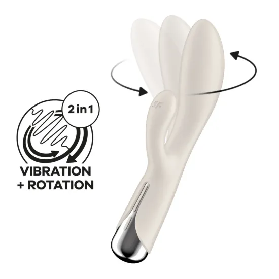 Satisfyer Spinning Rabbit 1 - Beige Satisfyer Spinning Rabbit 1 - Beige