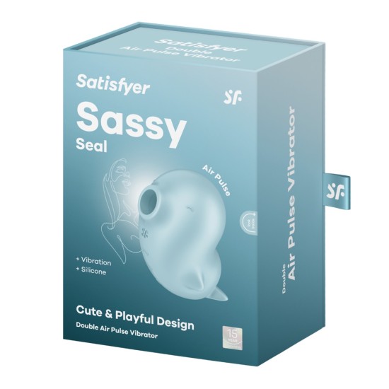 Satisfyer Sassy Seal - Ice Blue Satisfyer Sassy Seal - Ice Blue