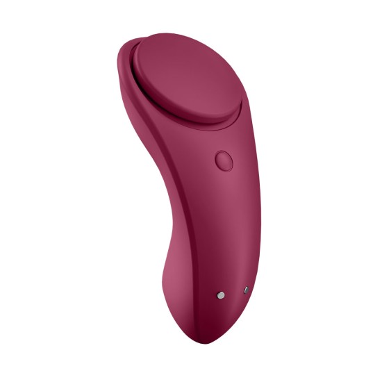 Satisfyer App Enabled Sexy Secret Panty Vibrator - Wine Red Satisfyer App Enabled Sexy Secret Panty Vibrator - Wine Red