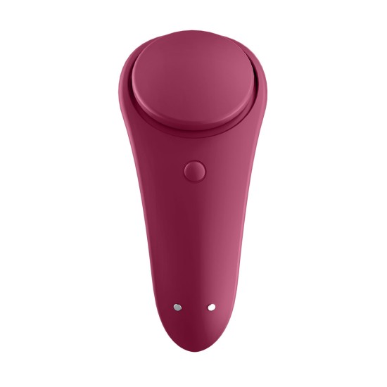 Satisfyer App Enabled Sexy Secret Panty Vibrator - Wine Red Satisfyer App Enabled Sexy Secret Panty Vibrator - Wine Red