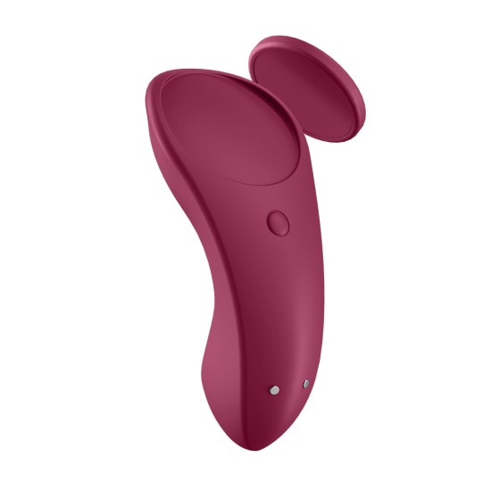 Satisfyer App Enabled Sexy Secret Panty Vibrator - Wine Red Satisfyer App Enabled Sexy Secret Panty Vibrator - Wine Red