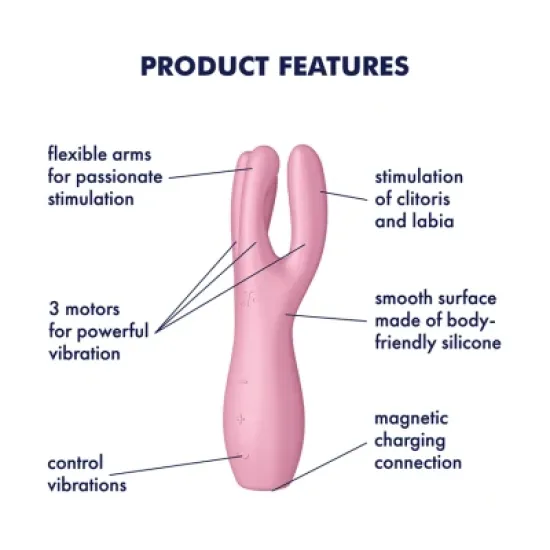 Satisfyer Threesome 3 - pink Satisfyer Threesome 3 - pink