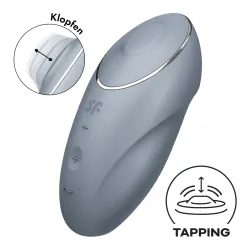 Satisfyer Tap & Climax 1 - Bluegrey Satisfyer Tap & Climax 1 - Bluegrey
