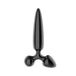 Satisfyer Triple Crystal 1 Glass Dildo - Black Satisfyer Triple Crystal 1 Glass Dildo - Black