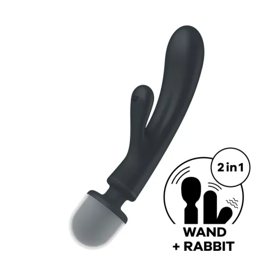 Satisfyer Triple Lover - Grey Satisfyer Triple Lover - Grey