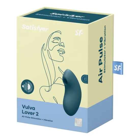 Satisfyer Vulva Lover 2 - Blue Satisfyer Vulva Lover 2 - Blue