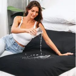 Splash Blanket - Bamboujee - Black - Double