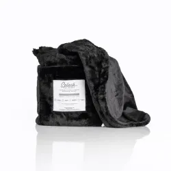 Splash Blanket - Furlush (NON bonded) - Black on Black - Small