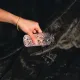Splash Blanket - Furlush (NON bonded) - Black on Black - Small Splash Blanket - Furlush (NON bonded) - Black on Black - Small