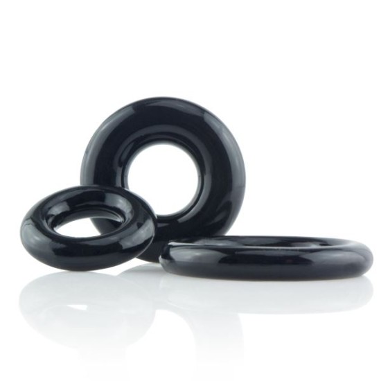 Screaming O RingO's x3 (Black) Screaming O RingO's x3 (Black)