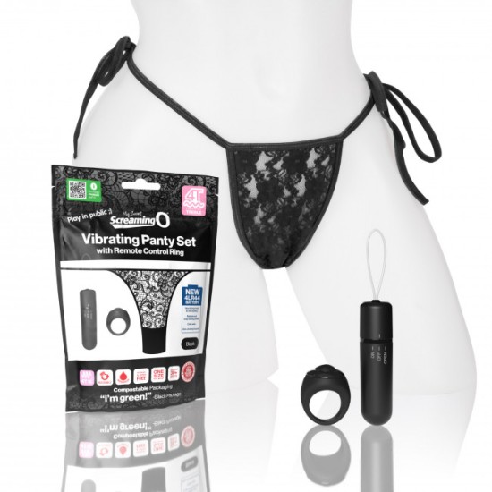 My Secret Screaming O 4T Panty Vibe - Black My Secret Screaming O 4T Panty Vibe - Black