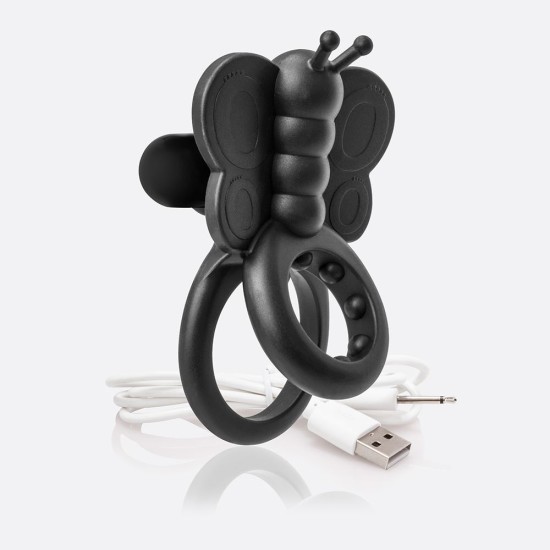 Screaming O Charged Monarch Wearable Butterfly Vibe - Black Screaming O Charged Monarch Wearable Butterfly Vibe - Black