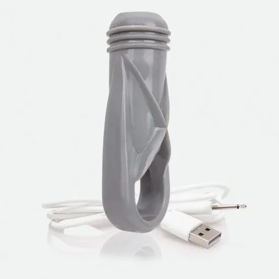 Screaming O Charged OYeah! Plus Rechargeable Vibe Ring - Grey Screaming O Charged OYeah! Plus Rechargeable Vibe Ring - Grey