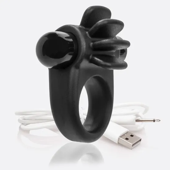 Screaming O Charged Skooch Rechargeable Vibrating Ring - Black Screaming O Charged Skooch Rechargeable Vibrating Ring - Black