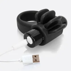 Screaming O Charged Skooch Rechargeable Vibrating Ring - Black Screaming O Charged Skooch Rechargeable Vibrating Ring - Black