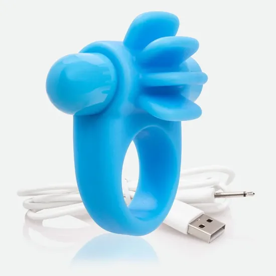 Screaming O Charged Skooch Rechargeable Vibrating Ring - Blue Screaming O Charged Skooch Rechargeable Vibrating Ring - Blue