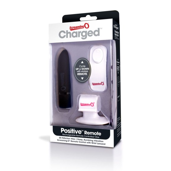 Screaming O Charged Positive Remote Control - Black Screaming O Charged Positive Remote Control - Black
