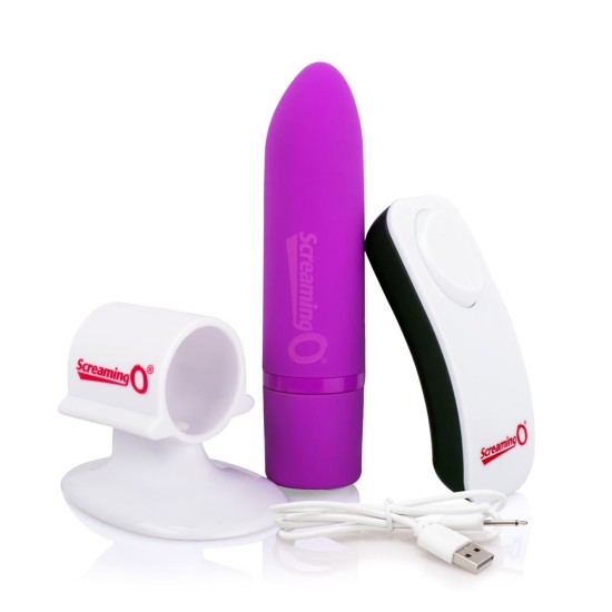 Screaming O Charged Positive Remote Control - Grape Screaming O Charged Positive Remote Control - Grape