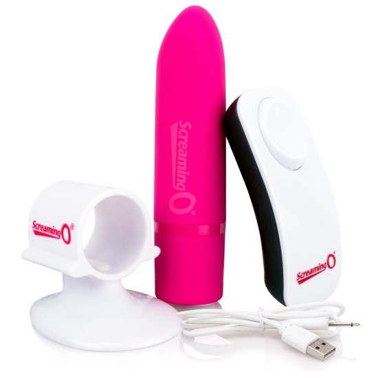 Screaming O Charged Positive Remote Control - Strawberry Screaming O Charged Positive Remote Control - Strawberry