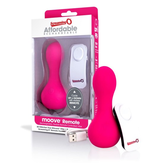 Screaming O Moove Remote Vibe - Pink Screaming O Moove Remote Vibe - Pink