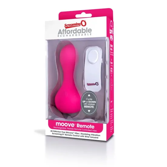Screaming O Moove Remote Vibe - Pink Screaming O Moove Remote Vibe - Pink