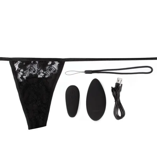 Screaming O Premium Ergonomic Remote Panty Set - Black Screaming O Premium Ergonomic Remote Panty Set - Black
