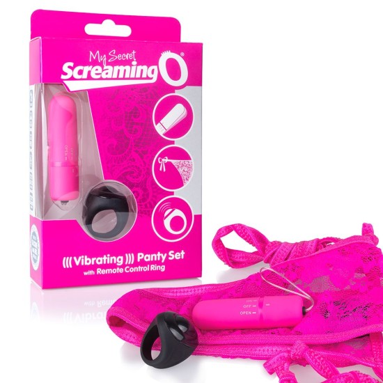 My Secret Screaming O Remote Control Panty Vibe (pink only) My Secret Screaming O Remote Control Panty Vibe (pink only)