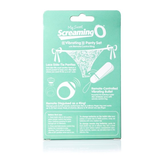 My Secret Screaming O Remote Control Panty Vibe (white only) My Secret Screaming O Remote Control Panty Vibe (white only)
