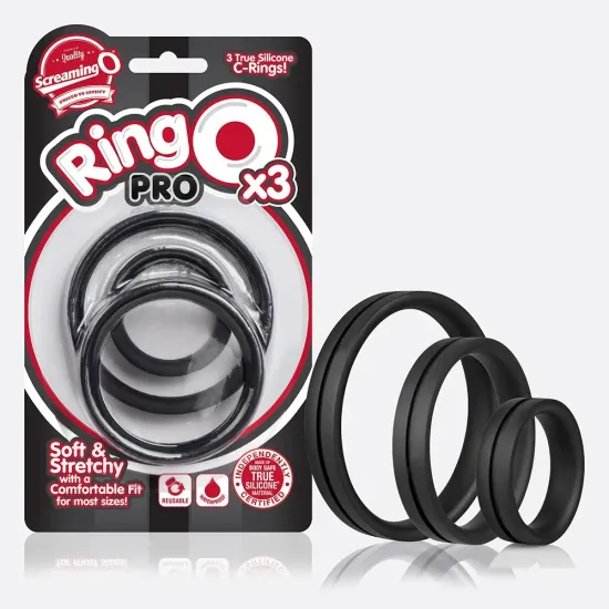 Screaming O RingO Pro x3 - Black Screaming O RingO Pro x3 - Black