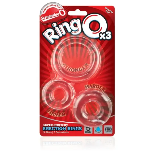 Screaming O RingO's x3 (Clear) Screaming O RingO's x3 (Clear)